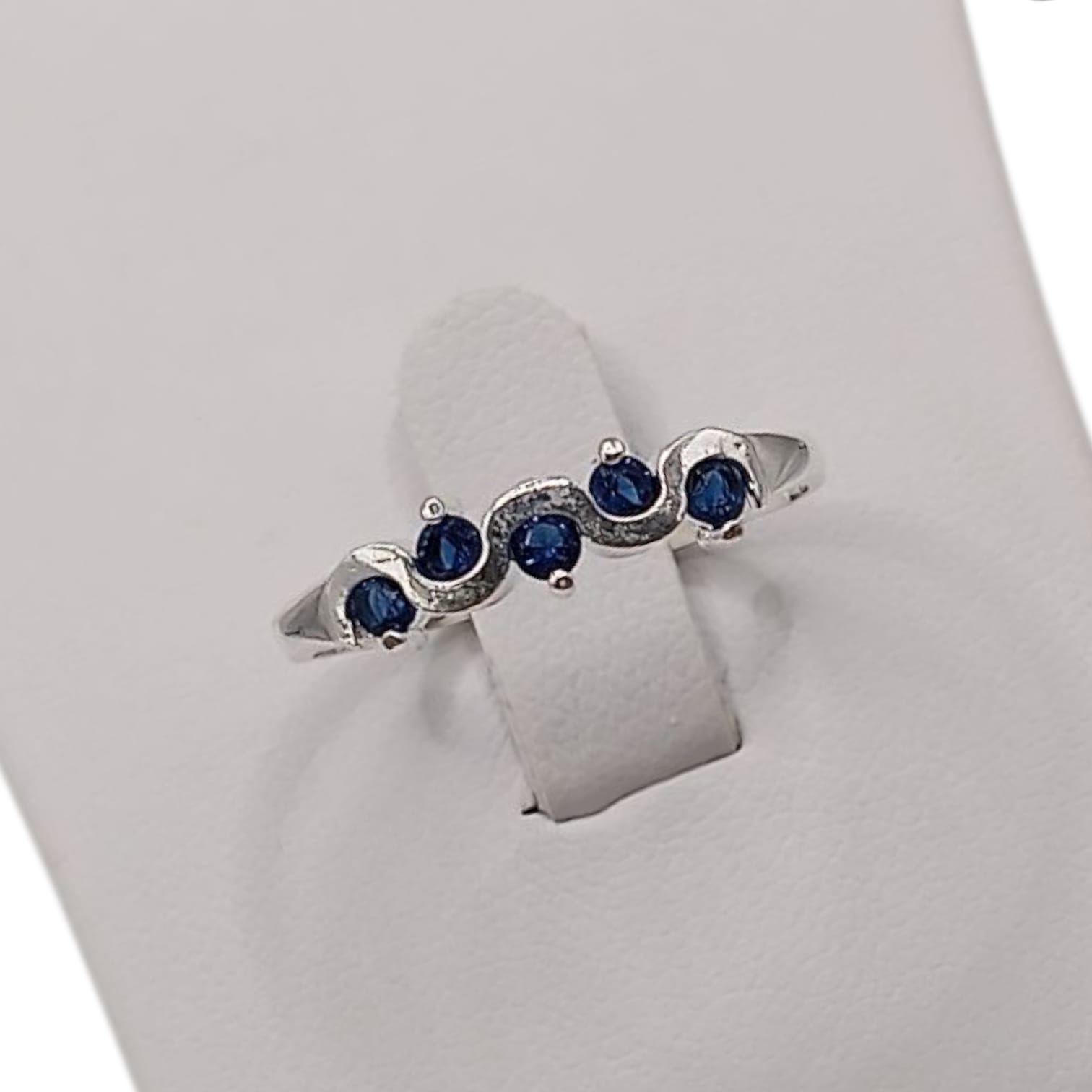Anillo CZ Azul