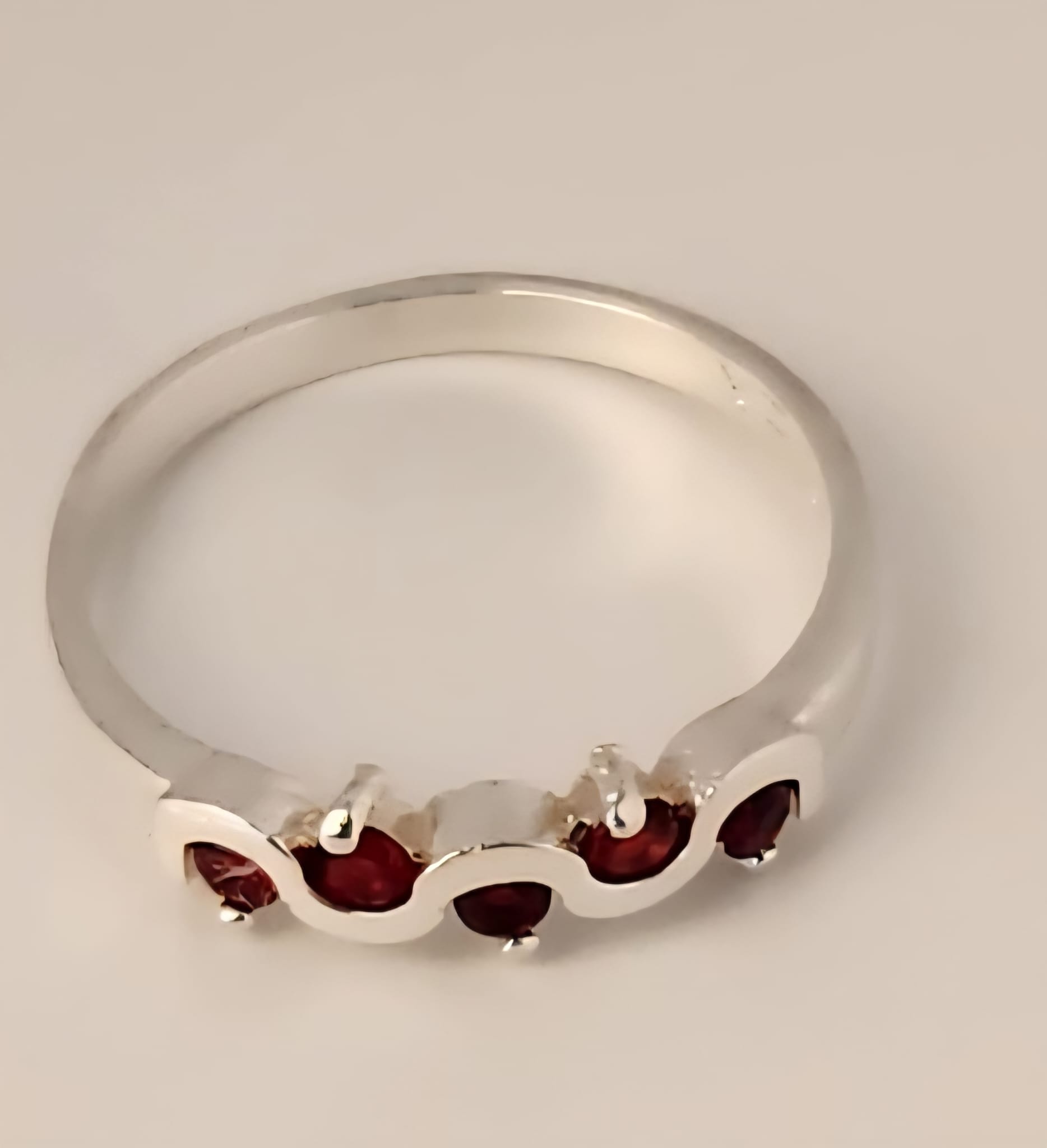 Anillo Pepitas Rojo