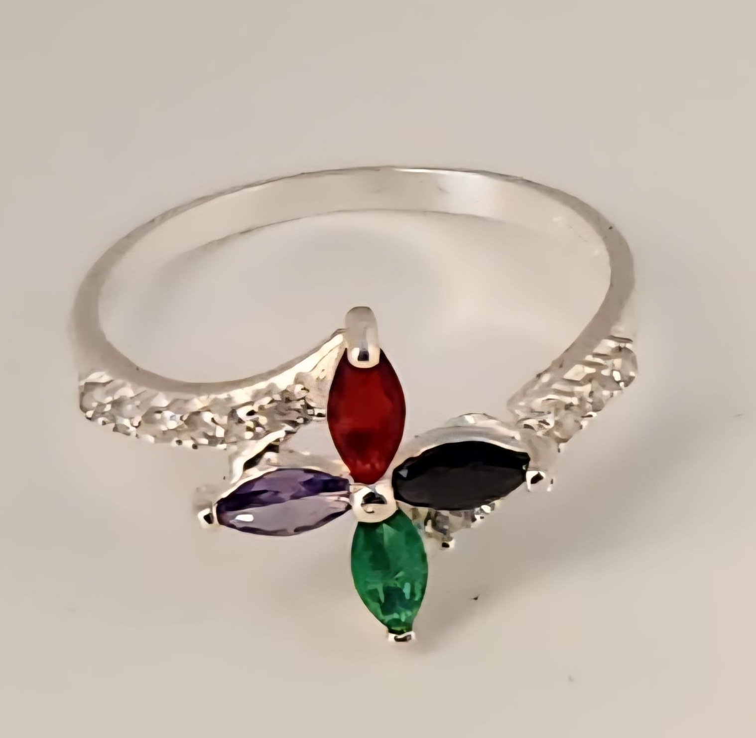 Anillo Flor 4 Colores