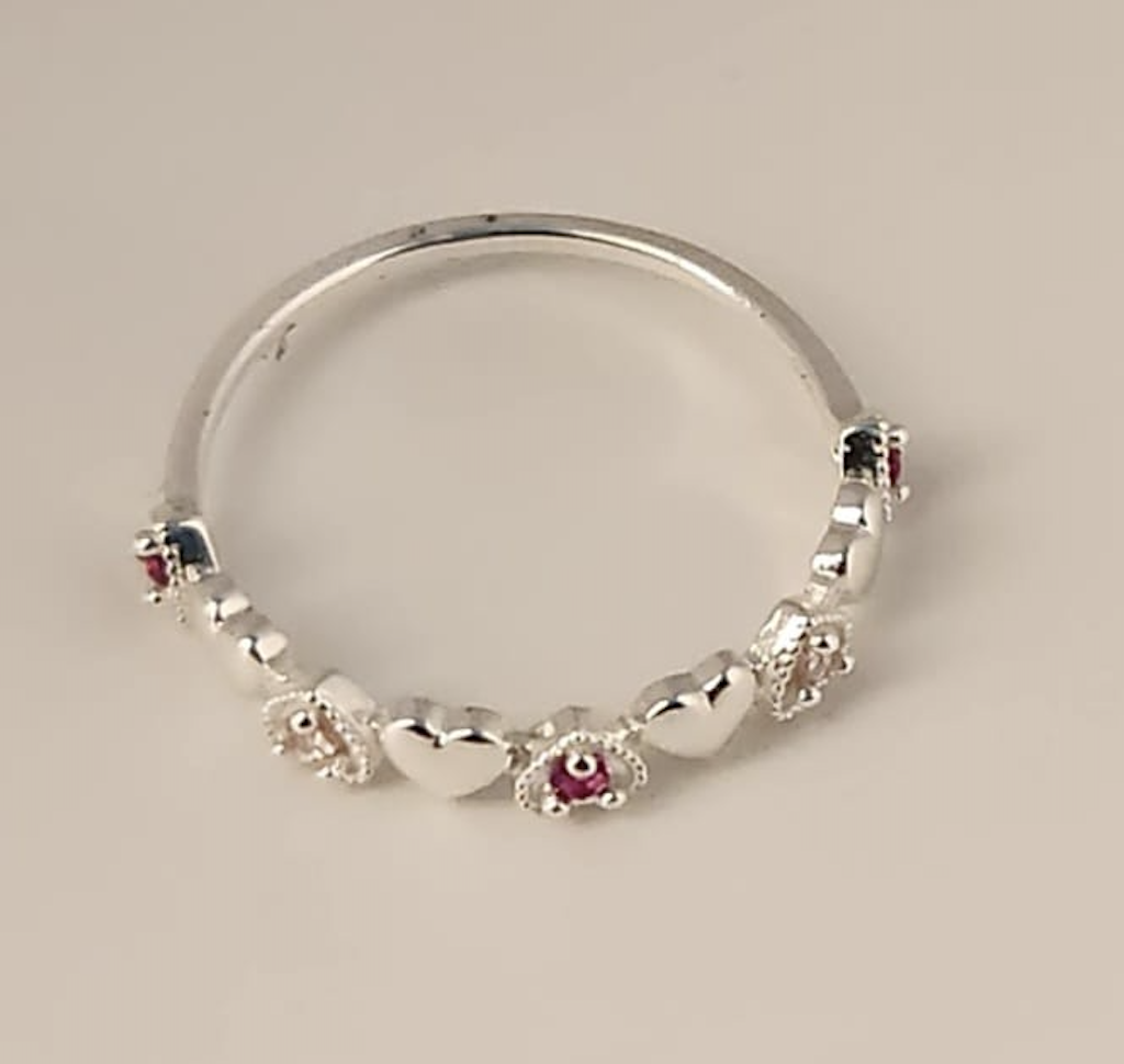 Anillo Corazones