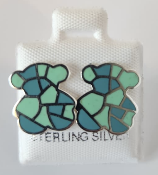 Arete Osito Esmaltado