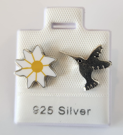 Arete Colibri Flor